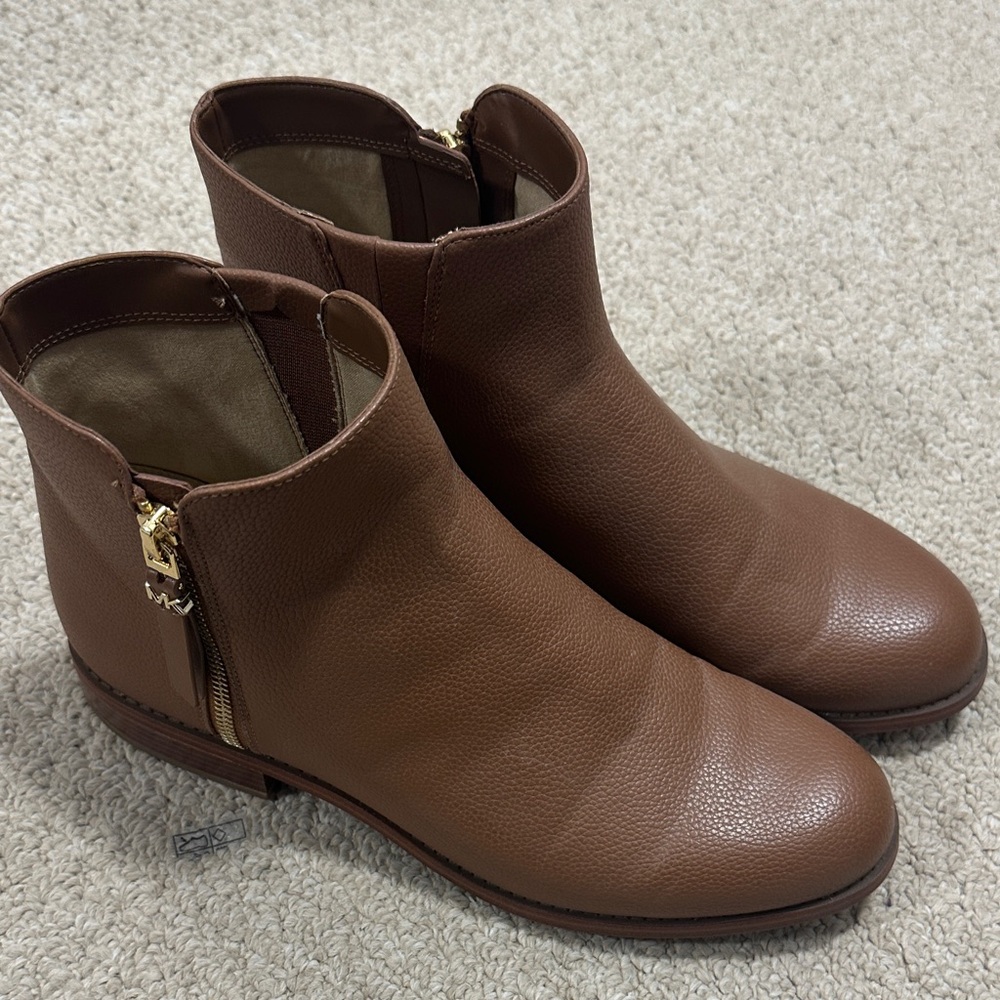 MICHAEL Michael Kors Tan Ankle Booties